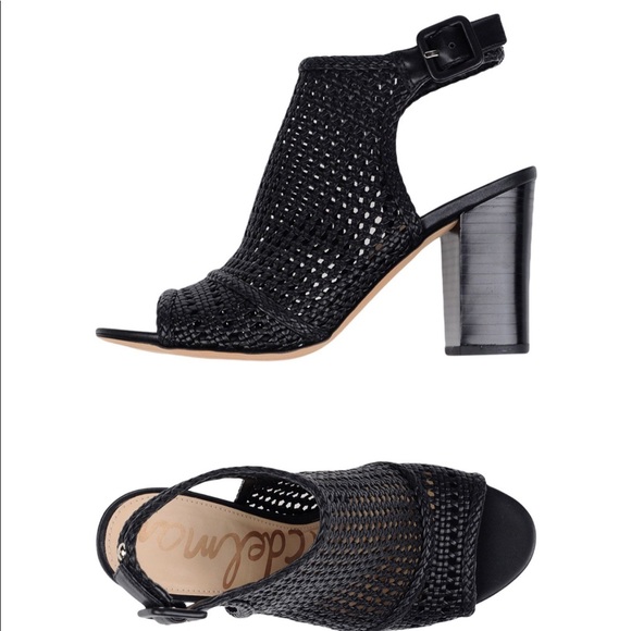 SAM EDELMAN EVIE BLACK SANDALS US10/EU40 BNIB - Picture 1 of 4